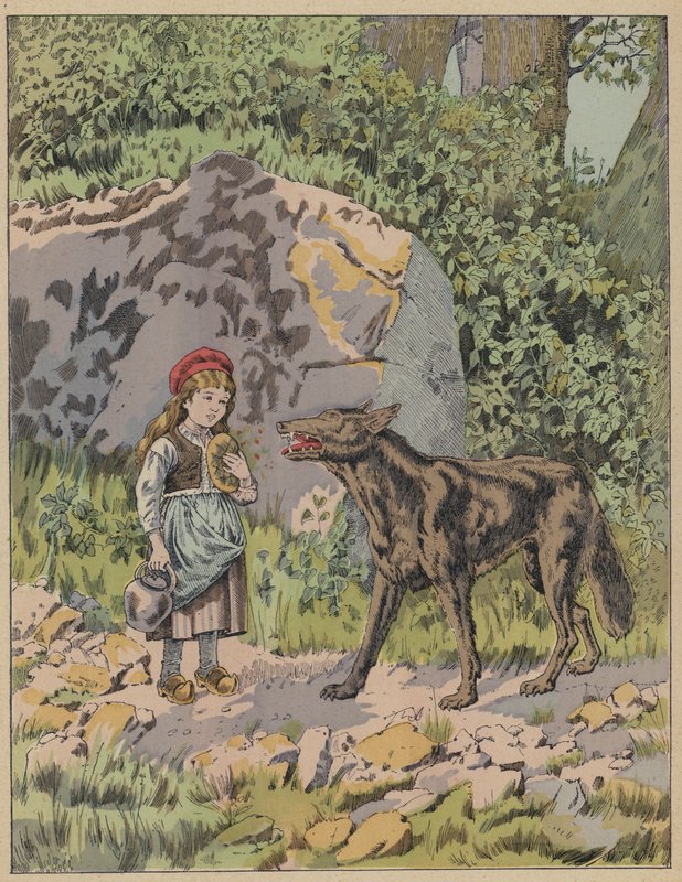 Le Petit Chaperon Rouge - Frederic Theodore (after) Lix