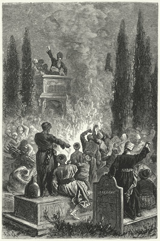 Réunion des Ismaélites (gravure) - Frederic Theodore (after) Lix
