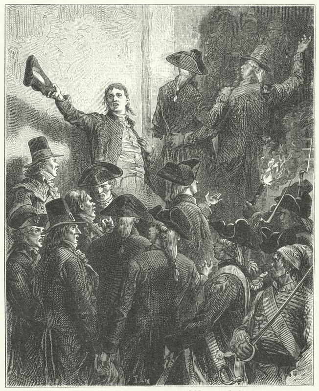 La chute des Girondins - Frederic Theodore (after) Lix