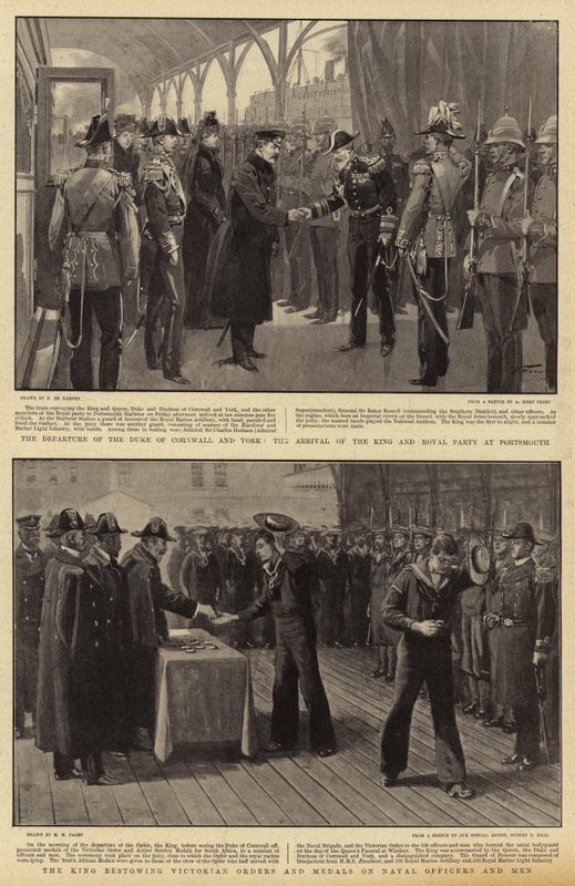 Le départ du duc de Cornouailles et d