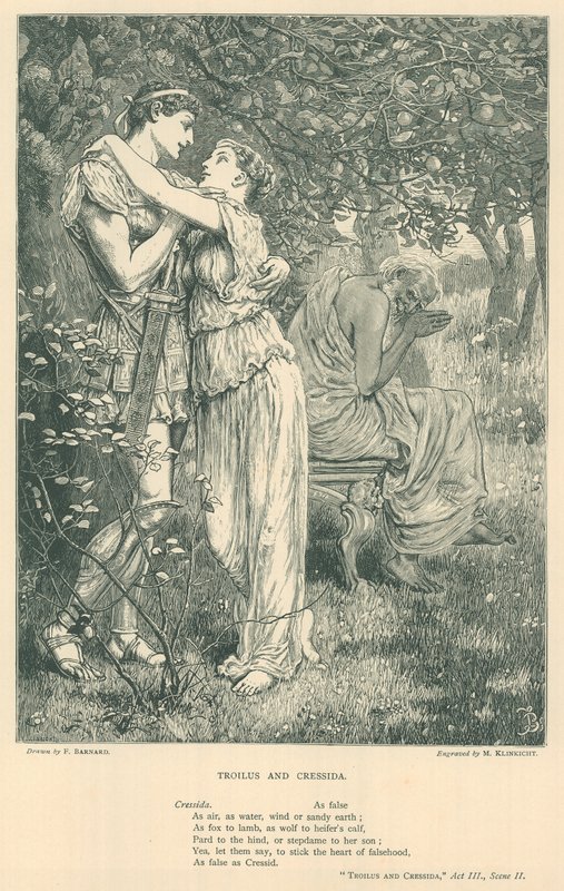 Illustration pour Troilus et Cressida - Frederick Barnard