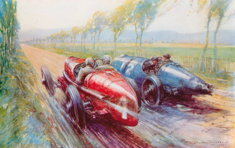 Felice Nazzaro a remporté le Grand Prix de 1922, pilotant l