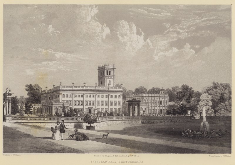 Trentham Hall, Staffordshire - Frederick William Hulme