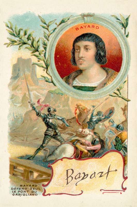 Bayard défendant le pont de Garigliano seul, 1503 - French School
