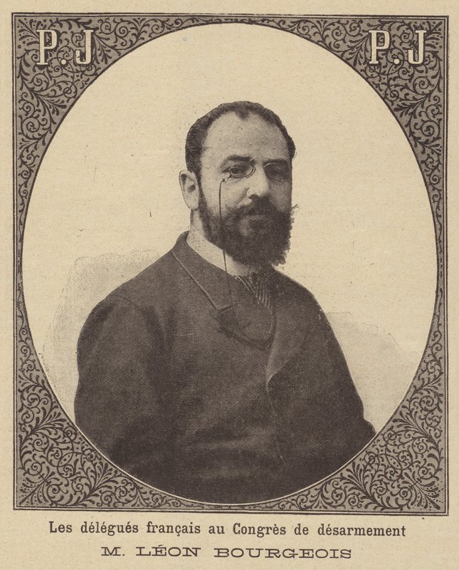 Léon Bourgeois, délégué français à la Conférence de la paix de La Haye de 1899 - French School