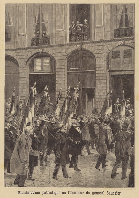 Démonstration patriotique en l