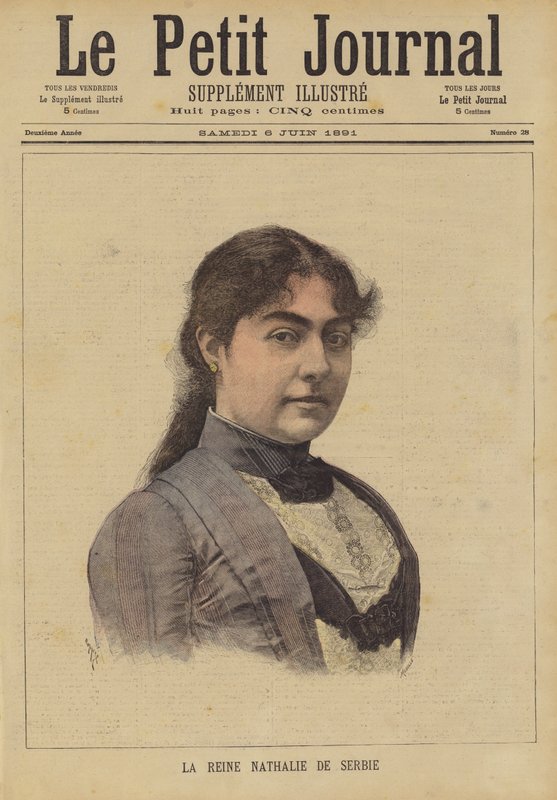 Reine Nathalie de Serbie - French School