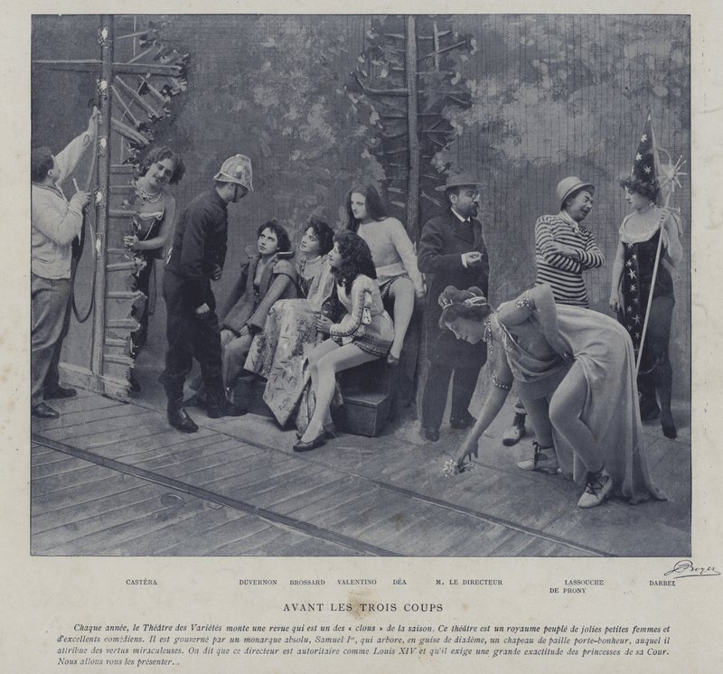 Acteurs et actrices au Théâtre des Variétés, Paris - French Photographer