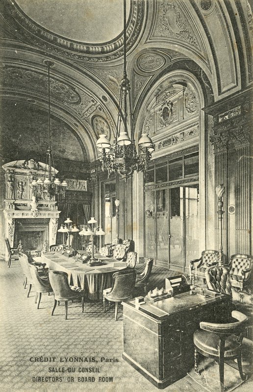 Salle de réunion, banque Crédit Lyonnais, Paris - French Photographer