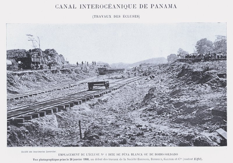 Canal Interocéanique de Panama, Travaux des Écluses - French Photographer