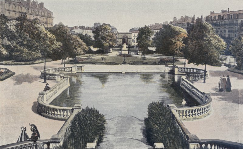Dijon, Place Darcy, Square Darcy, Statue de F. Rude, Porte Guillaume - French Photographer