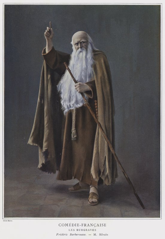 Eugène Silvain en Frédéric Barberousse dans Les Burgraves - French Photographer