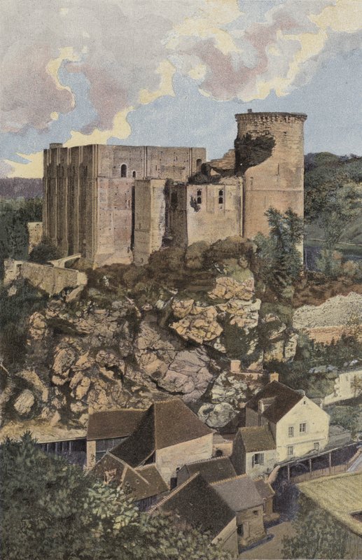 Falaise, Le Château, Vue prise du mont Mirat - French Photographer