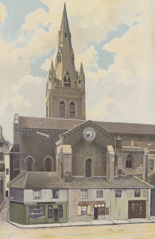 Grenoble, Église Saint-André, Côté nord - French Photographer