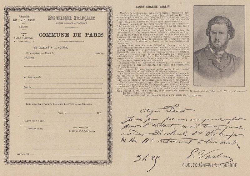 La Commune de Paris, Louis-Eugène Varlin - French Photographer