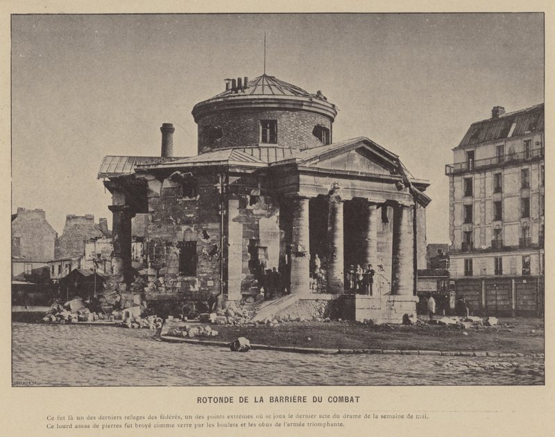 La Commune de Paris, Rotonde De La Barrière Du Combat - French Photographer