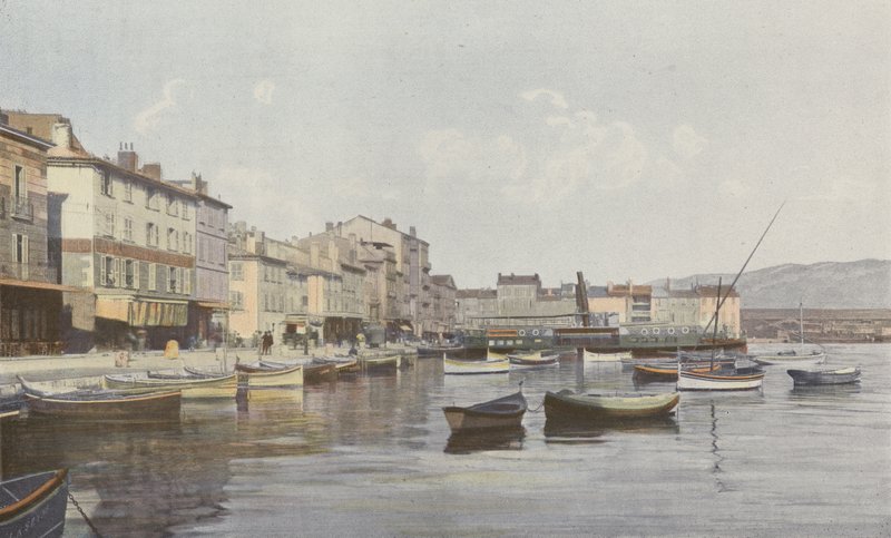 La Seyne, Vue du Quai (Petite Rade de Toulon) - French Photographer