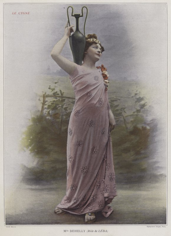 Mademoiselle Dehelly en Léda dans Le Cygne - French Photographer