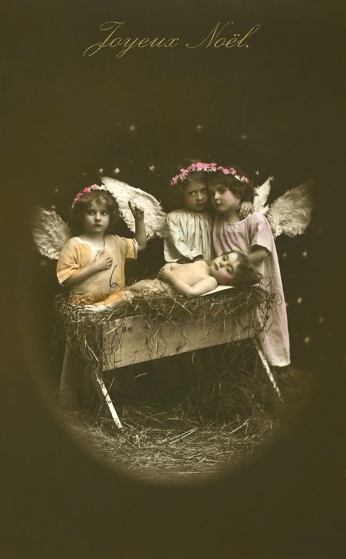 Carte de Noël de la Nativité - French Photographer