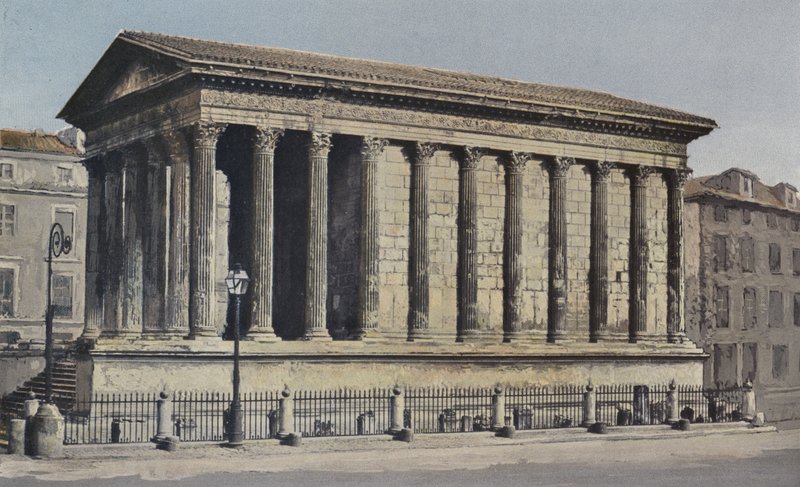 Nîmes, Maison Carrée (Musée des antiques), Ensemble S O - French Photographer