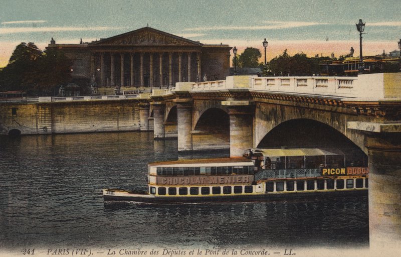 Paris, La Chambre des Députés et Le Pont de la Concorde - French Photographer