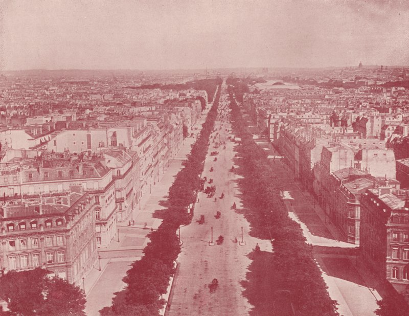 Paris : Perspective des Champs-Élysées - French Photographer