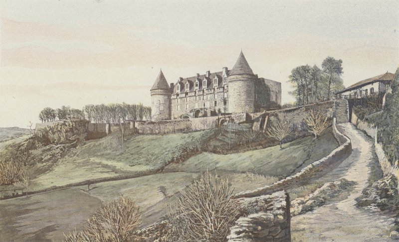 Rochechouart, Château, Vue générale, prise au SE - French Photographer