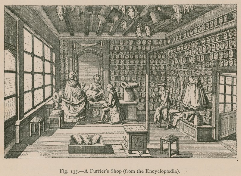 Une boutique de fourreur (de l