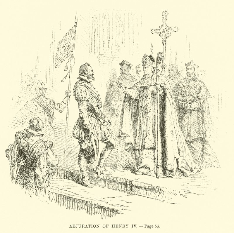 Abjuration de Henri IV - French School