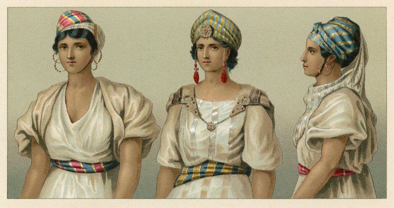Costume africain - French School