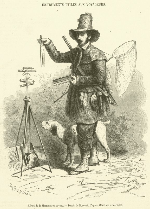 Albert de la Marmora en voyage - French School