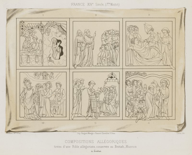 Compositions allégoriques - French School
