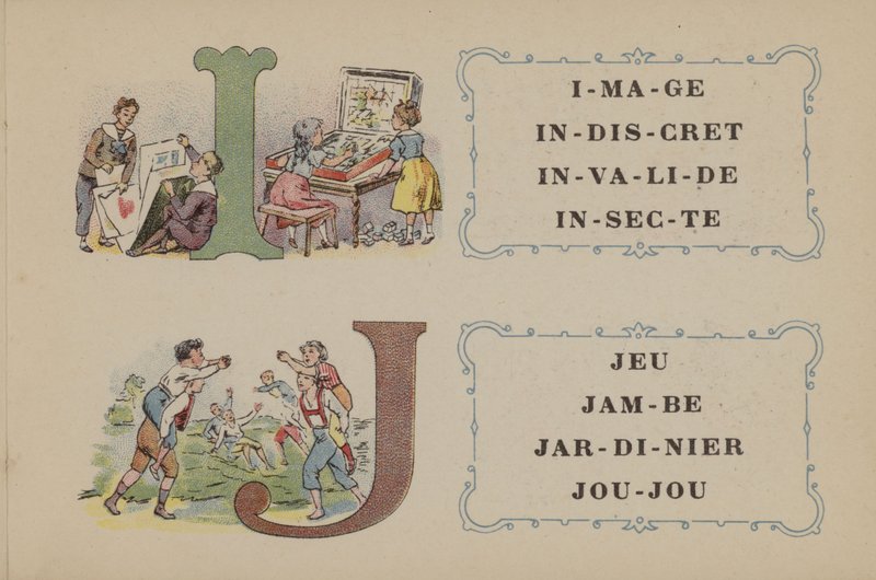 Alphabet De La Phosphatine Falières (lithographie en couleur) - French School
