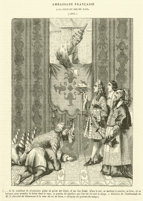 Ambassade Française, à la Cour du Roi de Siam - French School