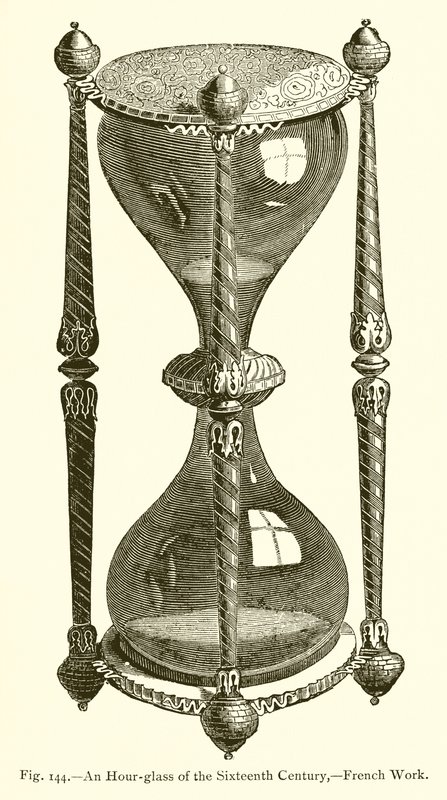 Un sablier du XVIe siècle, œuvre française - French School