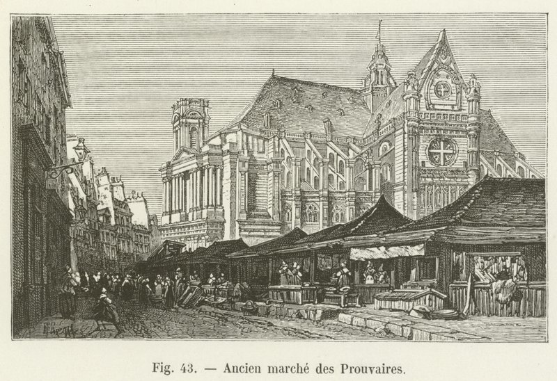 Ancien marché des Prouvaires - French School