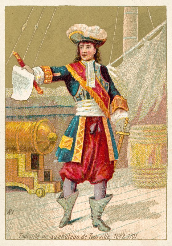 Anne Hilarion de Tourville, commandant naval français - French School