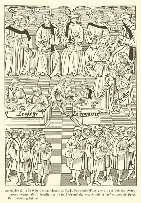 Assemblée de la Prévôté des marchands de Paris - French School