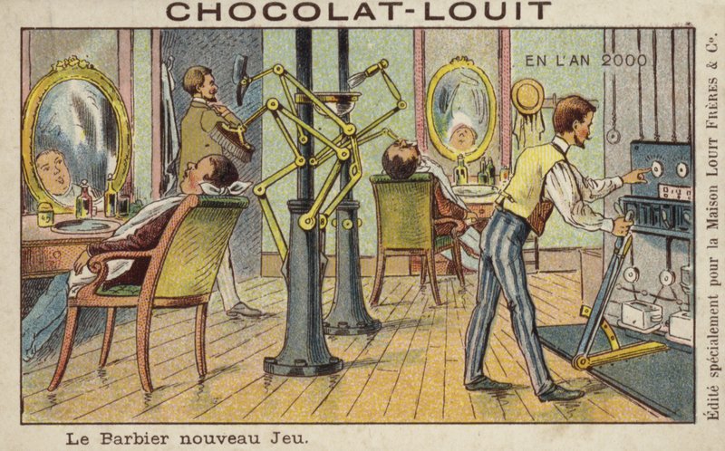Salon de coiffure automatisé en l