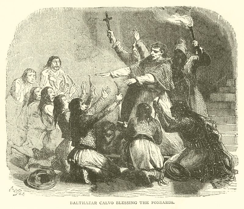 Balthazar Calvo bénissant les poignards - French School