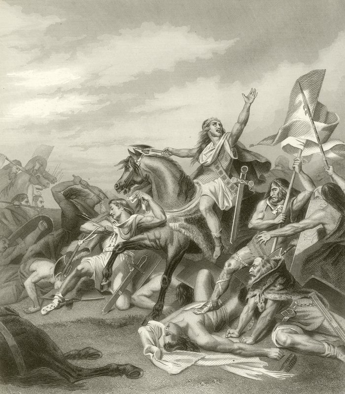 Bataille de Tolbiac, 496 - French School