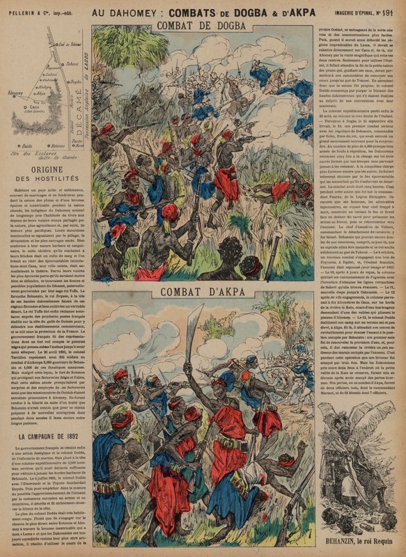 Batailles de Dogba et Akpa, Dahomey, Deuxième guerre franco-dahoméenne, 1892 - French School