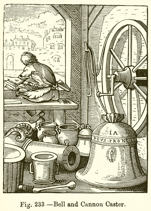 Fondeur de cloches et de canons - French School