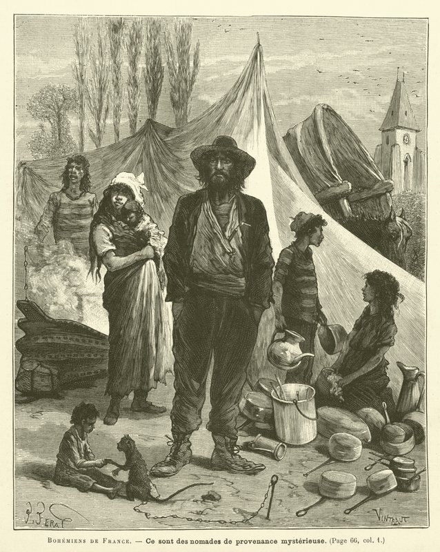 Bohemiens De France - French School