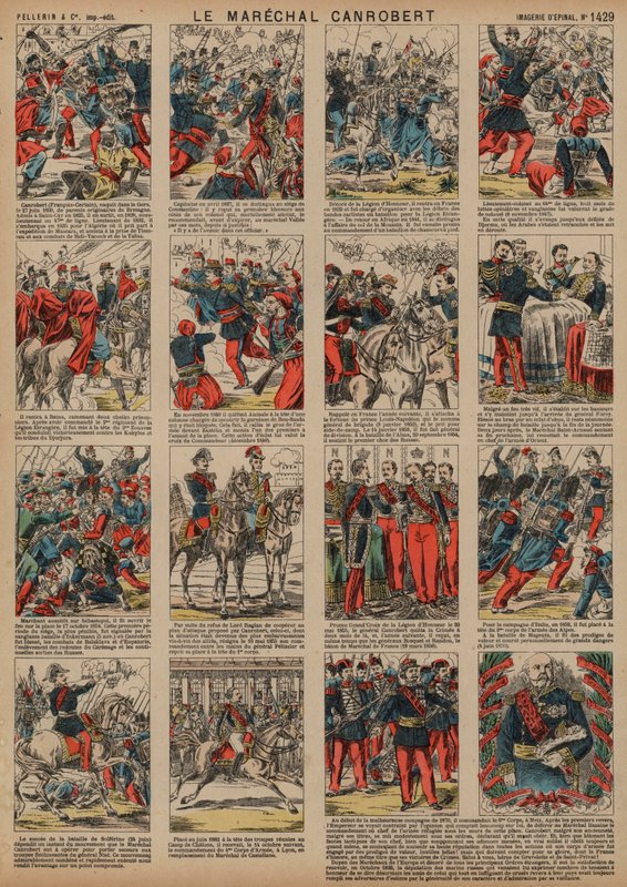 Carrière du maréchal français François Certain de Canrobert - French School