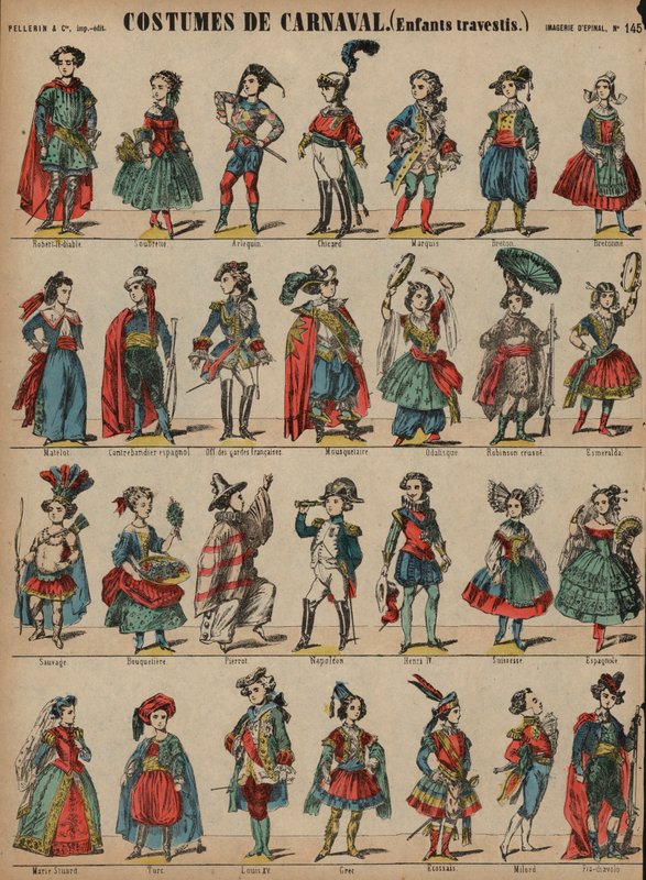 Costumes de carnaval pour enfants - French School
