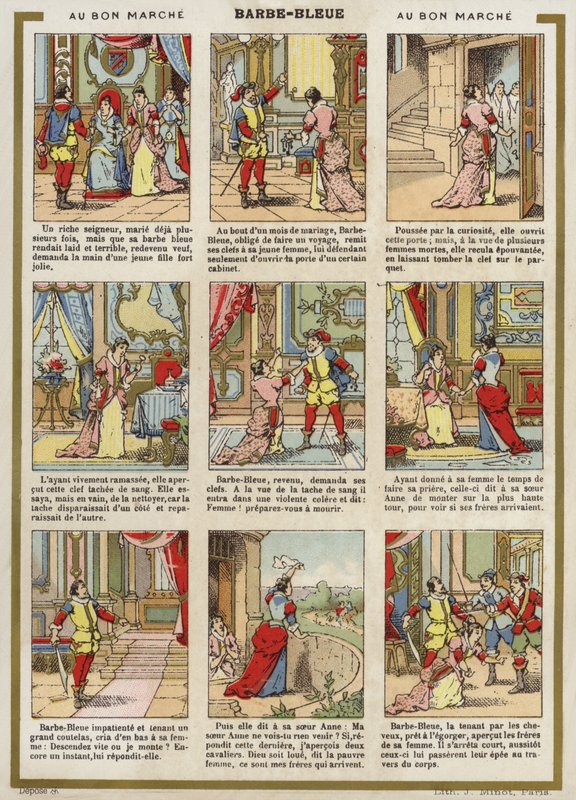 Bande dessinée - Barbe Bleue - French School