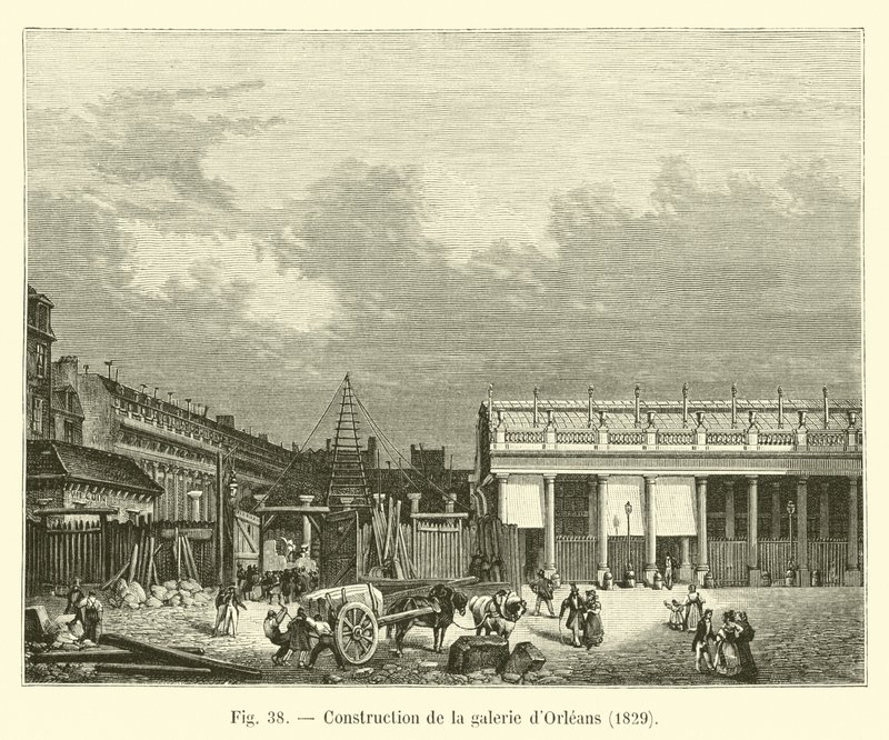 Construction de la galerie d