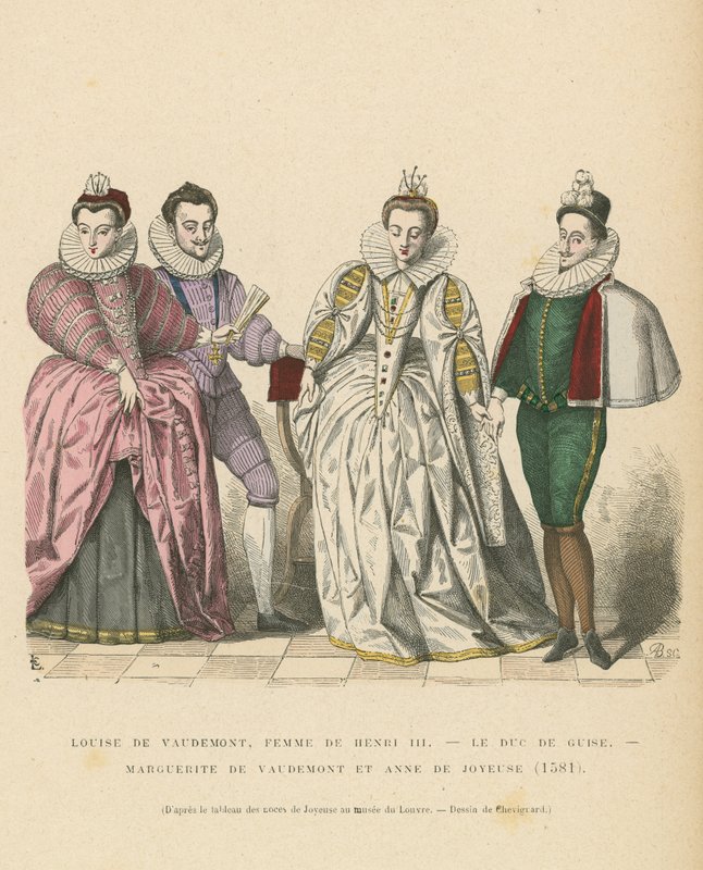 Costume de la noblesse française, 1581 - French School