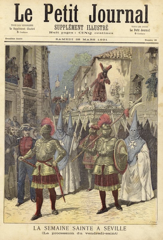 Couverture du Petit Journal, 28 mars 1891 - French School